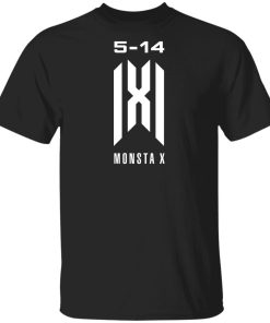 Monsta x Merch Monsta X 5 14 Anniversary Tee Black