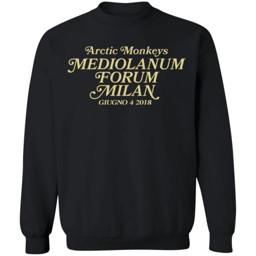 Arctic Monkeys Merch Am Milan Limited Edition Event T-Shirt
