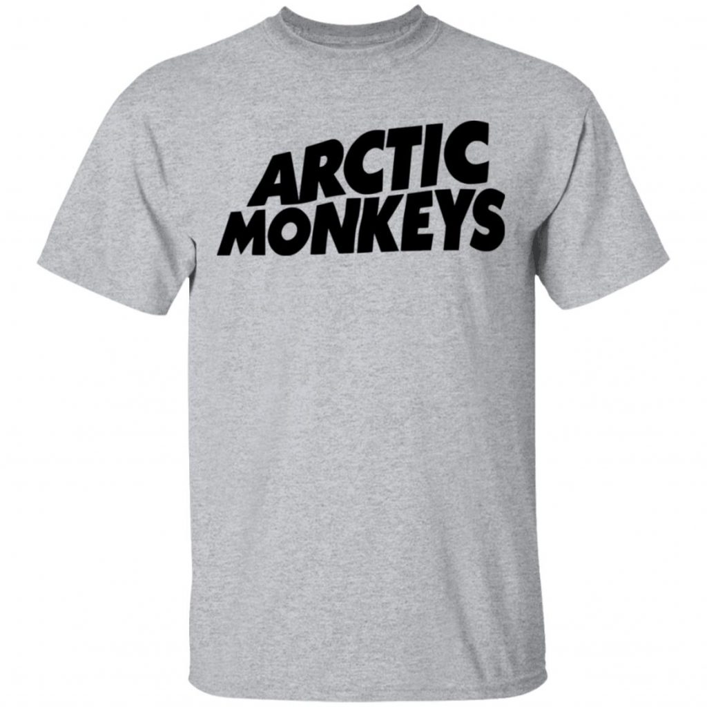 Arctic Monkeys Merch Classic Logo White TShirt Tipatee