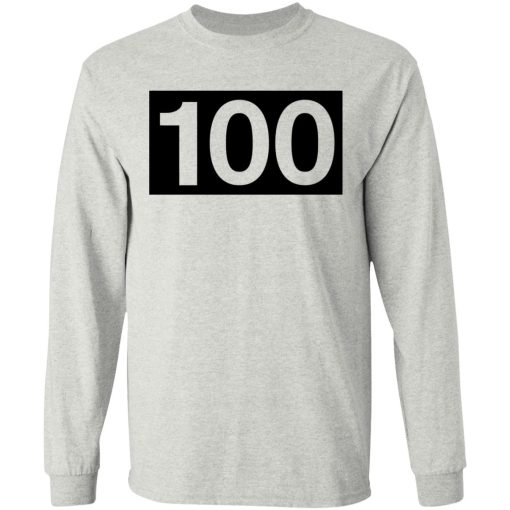 100 Thieves Merch 100 Thieves Numbers Hoodie Grey