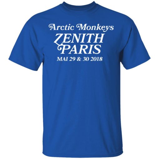 Arctic Monkeys Merch Am Paris Limited Edition Event T-Shirt