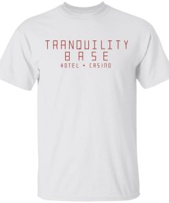Arctic Monkeys Merch Tranquility Base Hotel Casino White T-Shirt