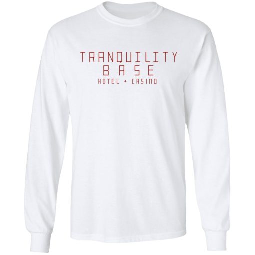 Arctic Monkeys Merch Tranquility Base Hotel Casino White T-Shirt