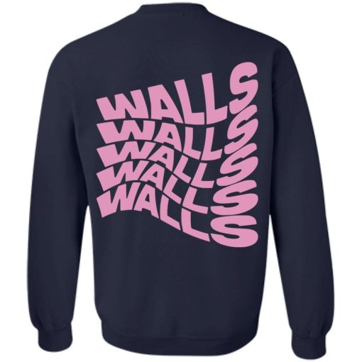 Louis Tomlinson Merch Smiley Walls Pink Print Hoodie