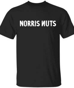 Norris Nuts Merch Hoodie Black White Norris Nuts Wordmark