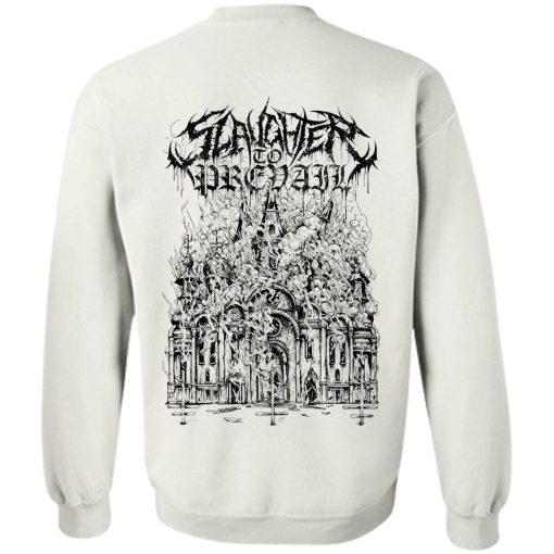 Slaughter To Prevail Merch Demolisher Church White Hoodie
