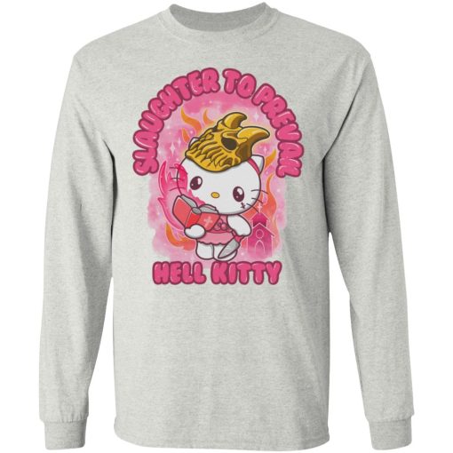 Slaughter To Prevail Merch Hell Kitty White Long Sleeve