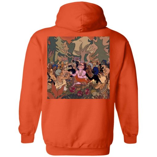 Bring Me The Horizon Merch Survival Horror Orange Hoodie