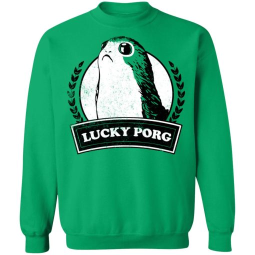 Star Wars Merch Eipisode VIII The Last Jedi Lucky Porg Crew Sweatshirt