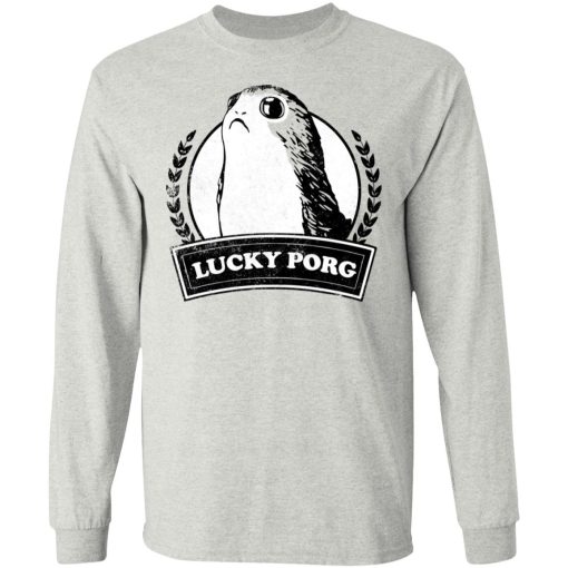 Star Wars Merch Eipisode VIII The Last Jedi Lucky Porg Crew Sweatshirt