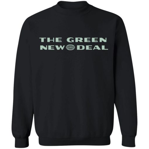 Aoc Website Merch Green New Deal Hoodie Unisex
