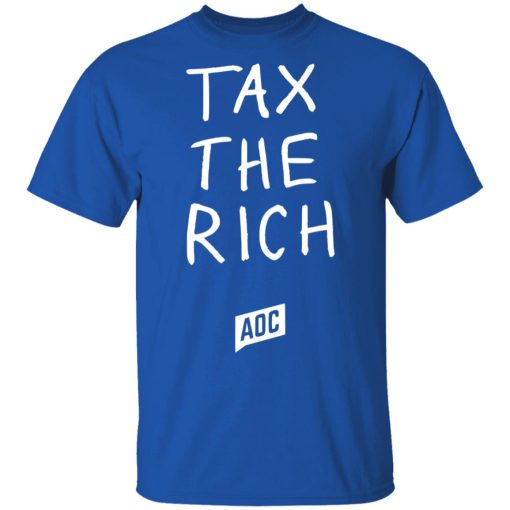 Aoc Website Merch Tax The Rich Tee
