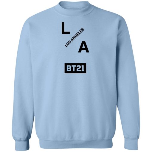 Bt21 Merch BT21 Group LA Long Sleeve Top White