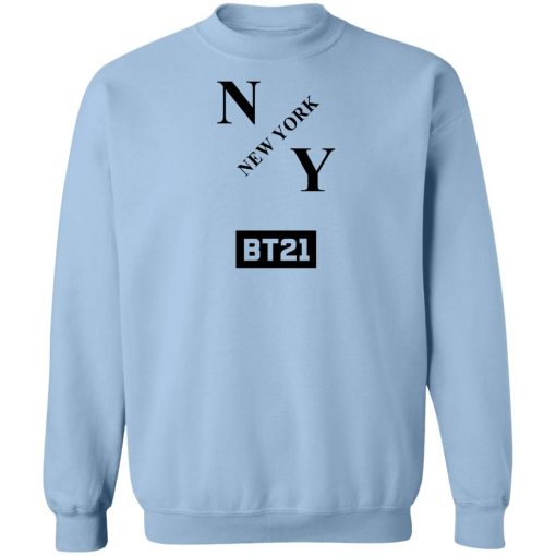 Bt21 Merch BT21 Group NY Long Sleeve Top White