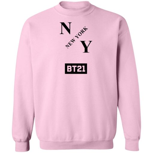 Bt21 Merch BT21 Group NY Long Sleeve Top White