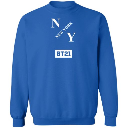 Bt21 Merch BT21 Group NY Hoodie Black