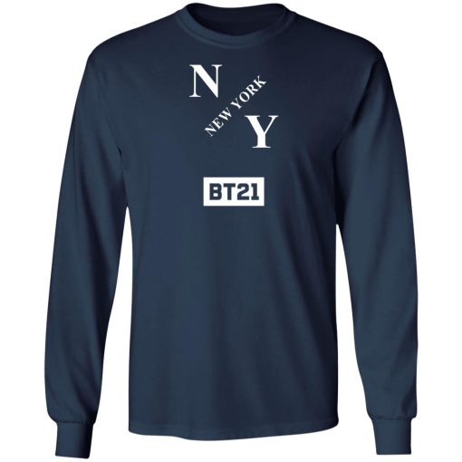 Bt21 Merch BT21 Group NY Hoodie Black