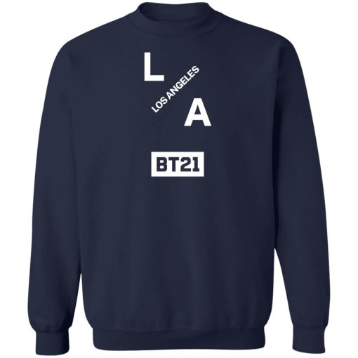 Bt21 Merch BT21 Group LA Hoodie Black