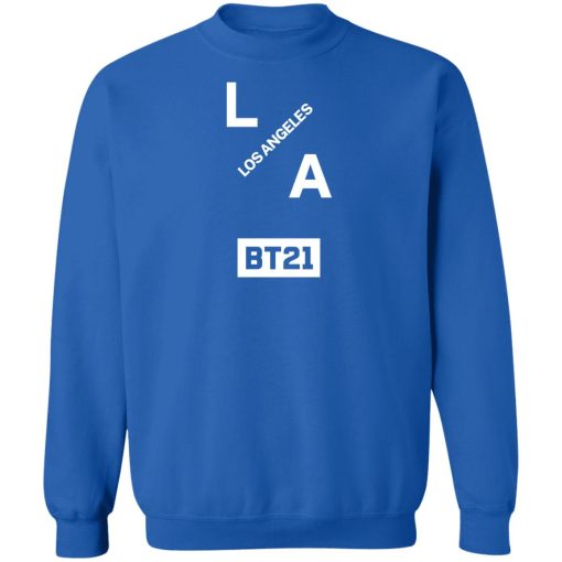 Bt21 Merch BT21 Group LA Hoodie Black