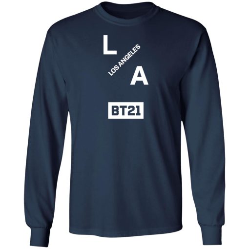 Bt21 Merch BT21 Group LA Hoodie Black