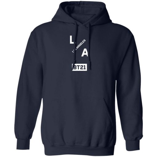 Bt21 Merch BT21 Group LA Hoodie Black