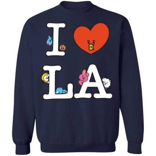 Bt21 Merch BT21 I Love La Hoodie