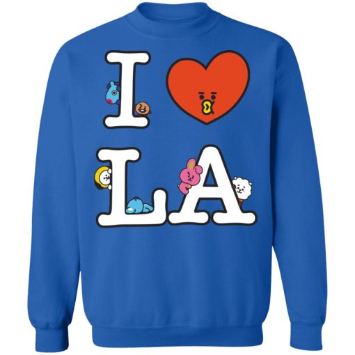 Bt21 Merch BT21 I Love La Hoodie