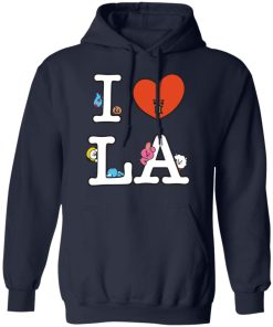 Bt21 Merch BT21 I Love La Hoodie