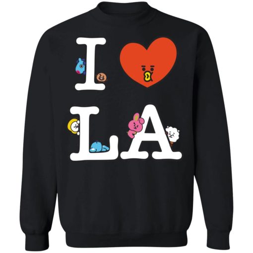 Bt21 Merch BT21 I Love La Hoodie