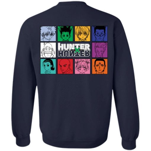 Hunter x Hunter Merch Color Character Black Hoodie