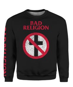 Bad Religion Merch Vintage Crossbuster Long Sleeve Black