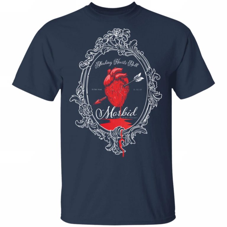 Morbid Podcast Merch Bleeding Hearts Ball Tee