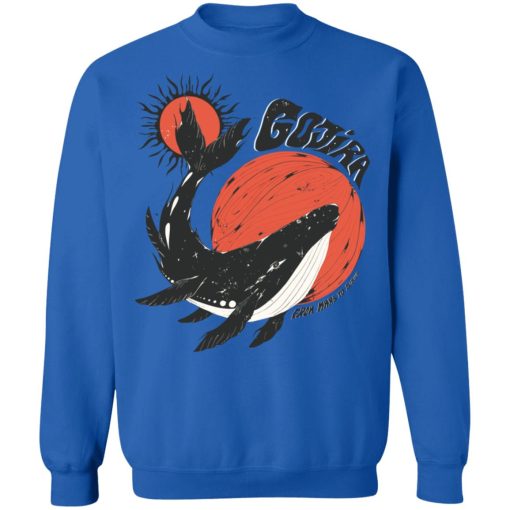 Gojira Merch Whale Sun Moon Crewneck Sweatshirt
