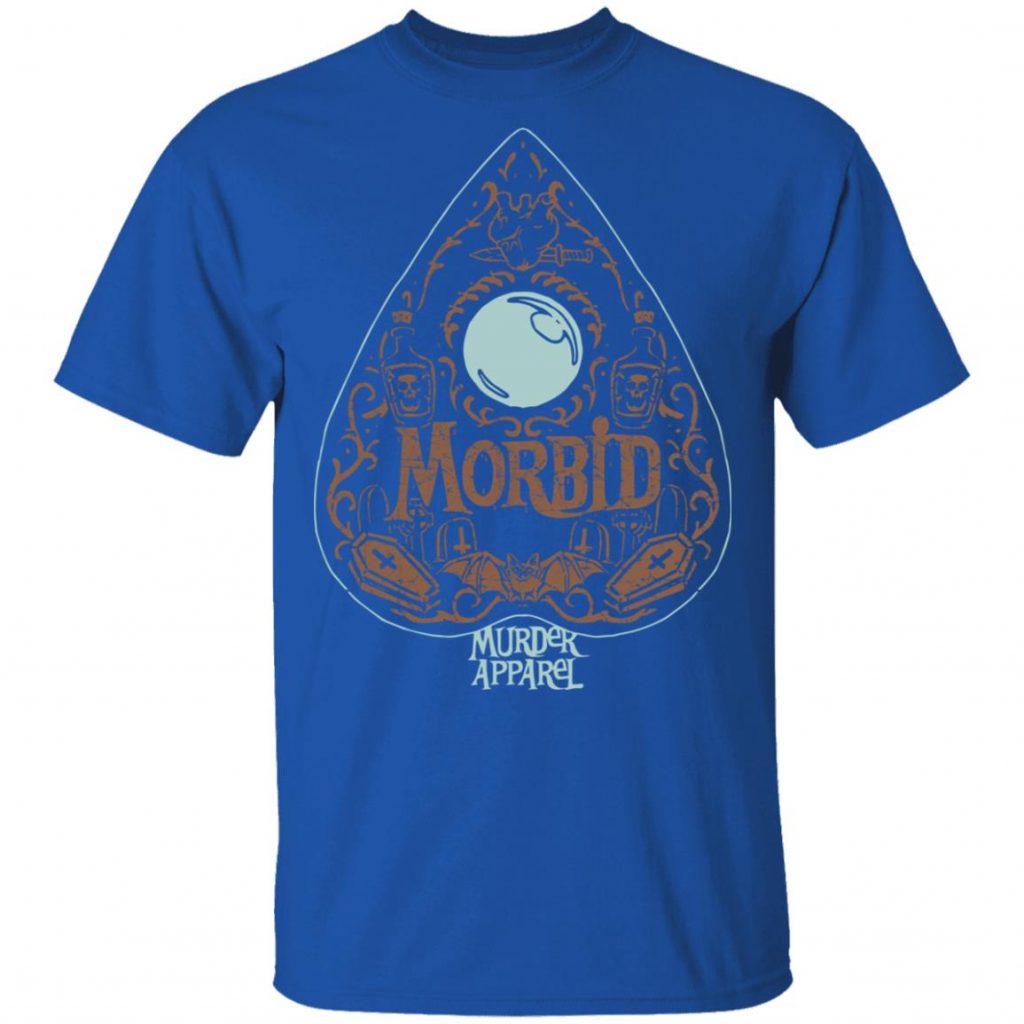 Morbid Podcast Merch Distressed Ouija Board Planchette Tee