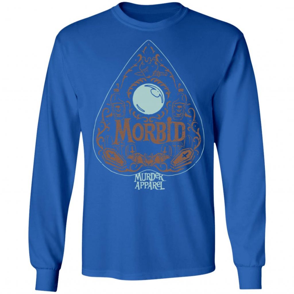 Morbid Podcast Merch Distressed Ouija Board Planchette Tee