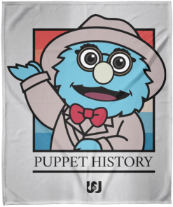 Watcher Merch Puppet History The Professor Sherpa Blanket