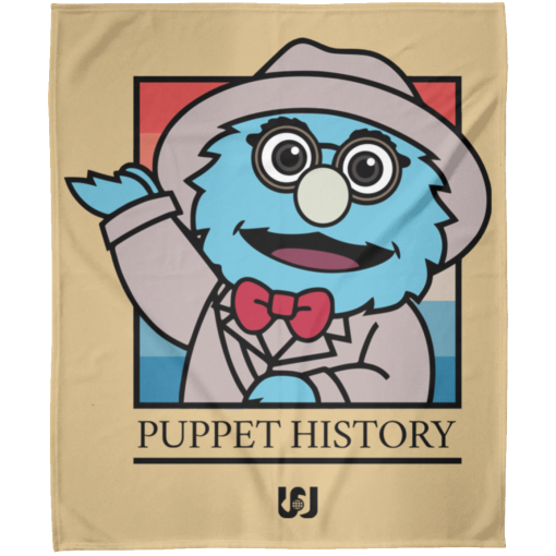 Watcher Merch Puppet History The Professor Sherpa Blanket