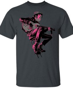 Gorillaz Merch 2D Guitar T-Shirt Black