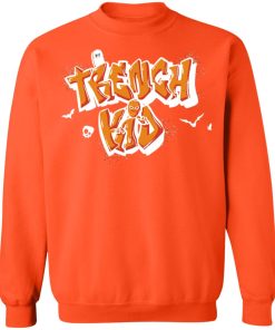 Lil Tjay Merch Trench Kid Crewneck Orange
