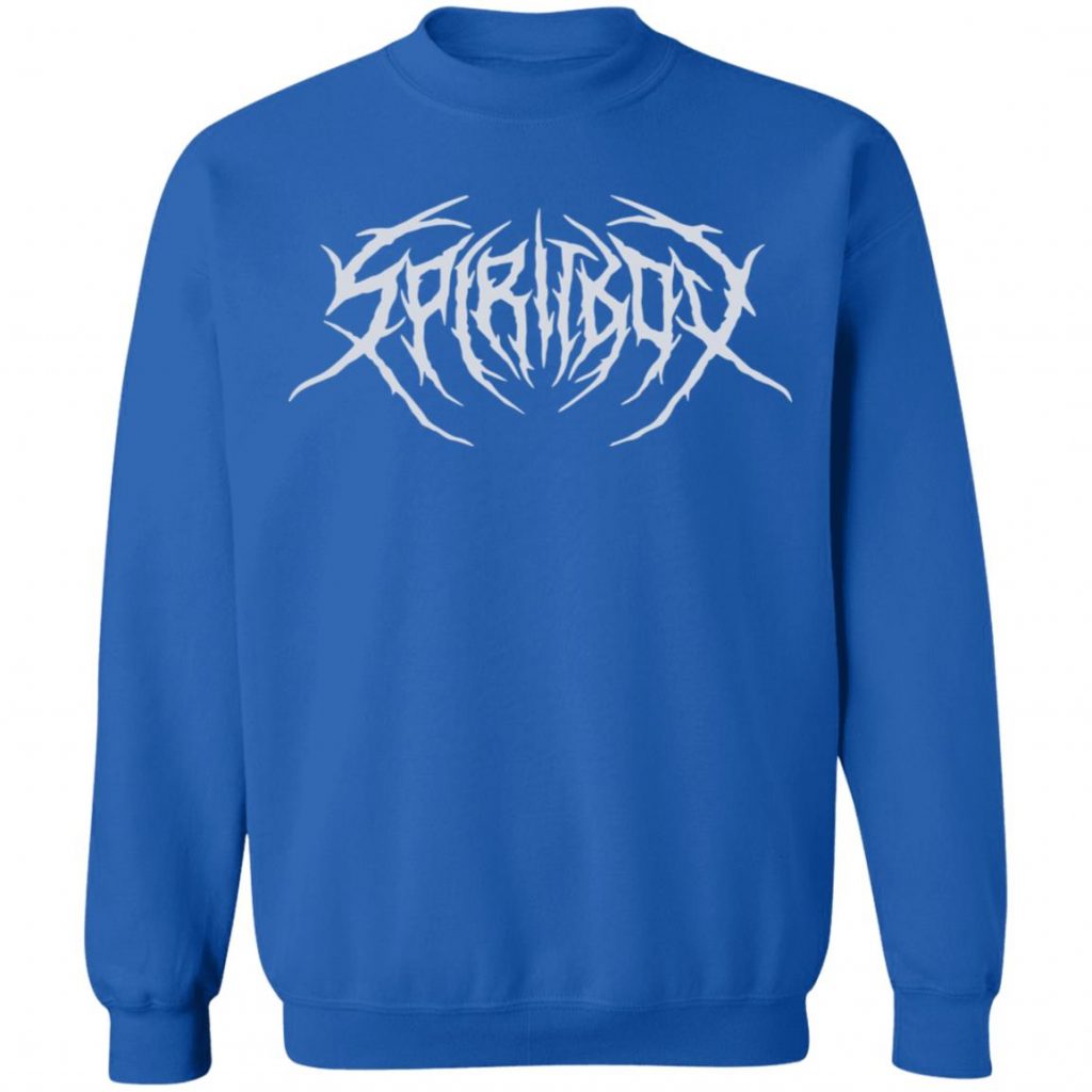 Spiritbox Merch Death Metal Logo Grey TShirt