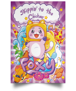 Lankybox Merch Foxy Poster