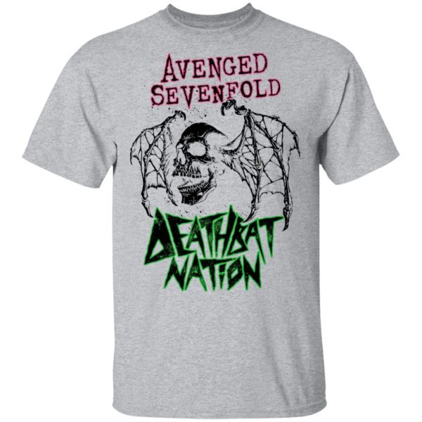 Avenged Sevenfold Merch Deathbat Nation Joker Tee