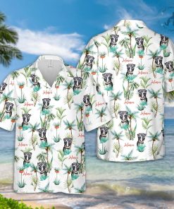 Pet Photo Dog Palm Tree Hawaiian Shirt
