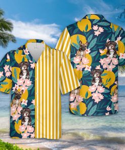 Tropical Dog Hawaiian Shirt For Beach Or Poolside Gatherings